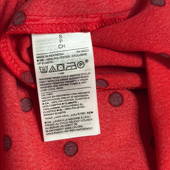 Old Navy Red Ribbed A-line Dress with Bell Sleeves - Picture 9 of 10